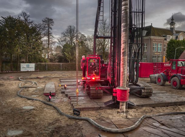 Eerste paal, Vijverweg 14, Bloemendaal