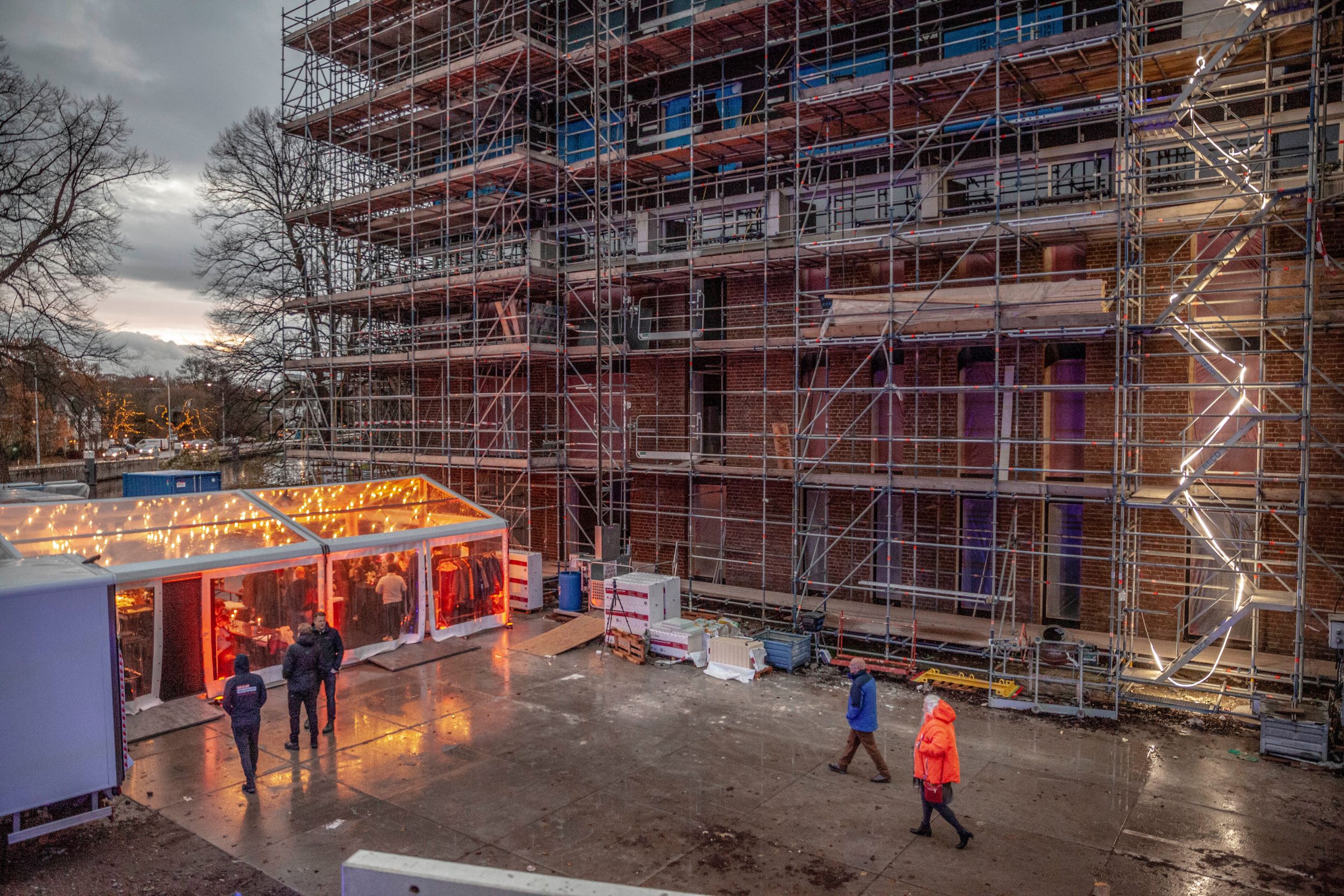 Foto van bouwfeest Fonteinkerk op 6 december 2022